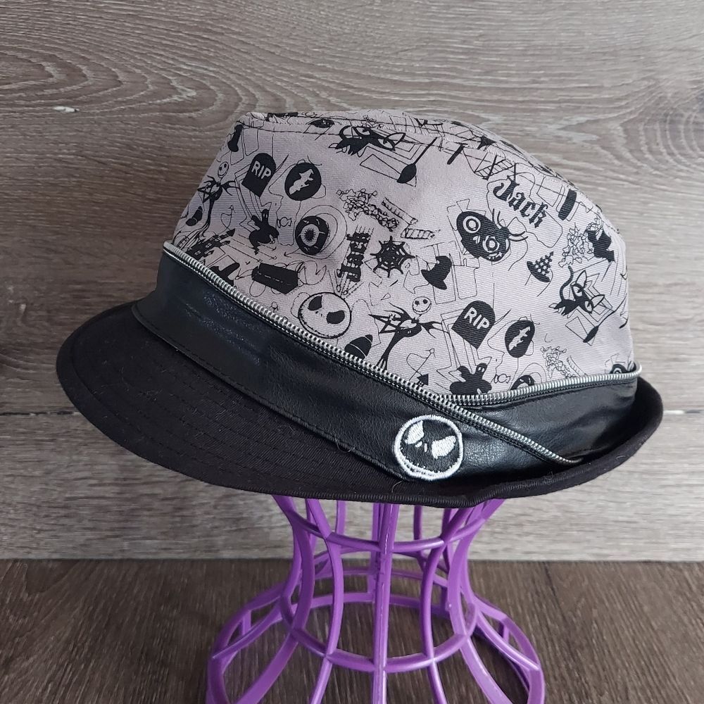 Nightmare Before Christmas Disney Park Jack Skellington Fedora Hat Adult Size